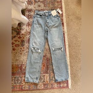 Abercrombie & Fitch the Dad High Rise jean 26 or 2R